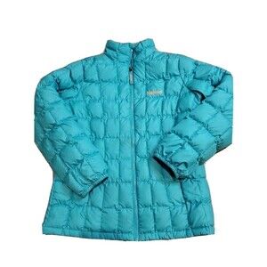Marmot Boys Girls  Teal Puffer jacket Down Fill Size XL